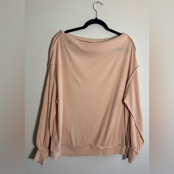 Free People We The Free Main Squeeze Hacci Sweater – Nectar Size Small - Picture 2 of 5